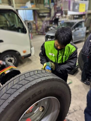 タイヤ掘り訓練